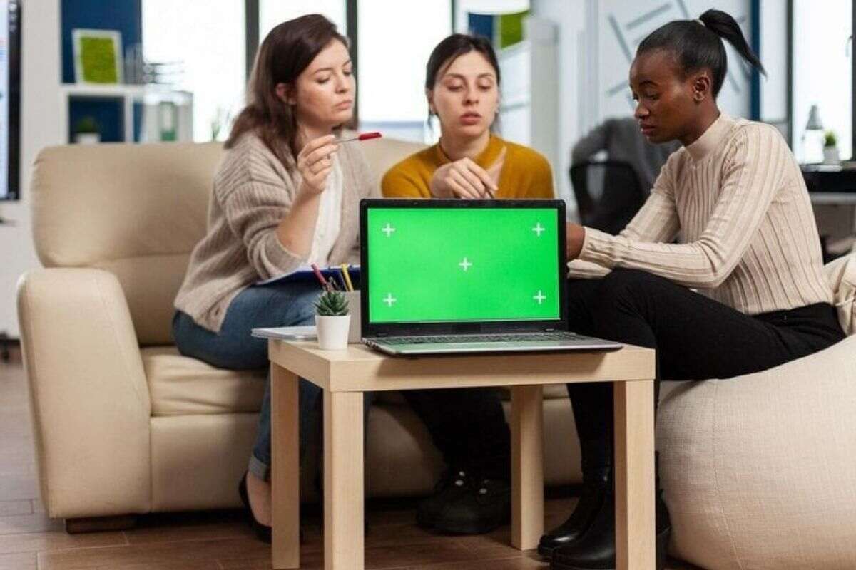 Modern IPTV Canada setup displaying live TV and on-demand content options.