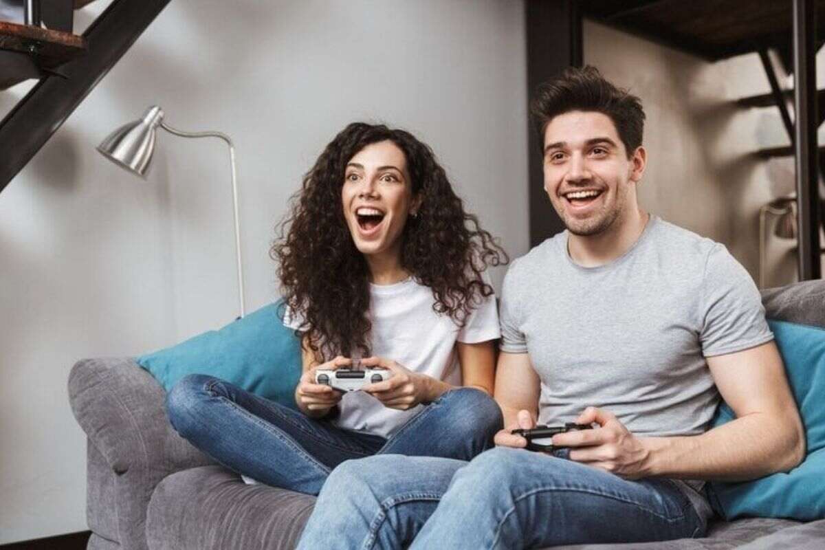 TV showcasing a variety of IPTV Canada channels on-screen.