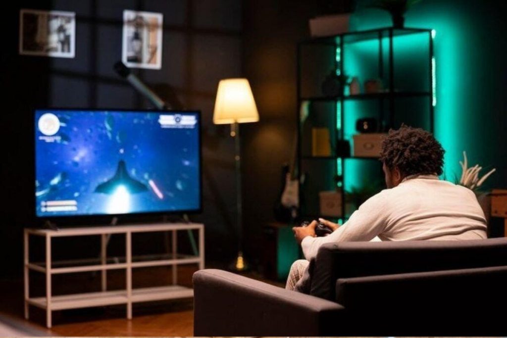 iptv canada plans Smart TV displaying IPTV Canada subscription plans menu.