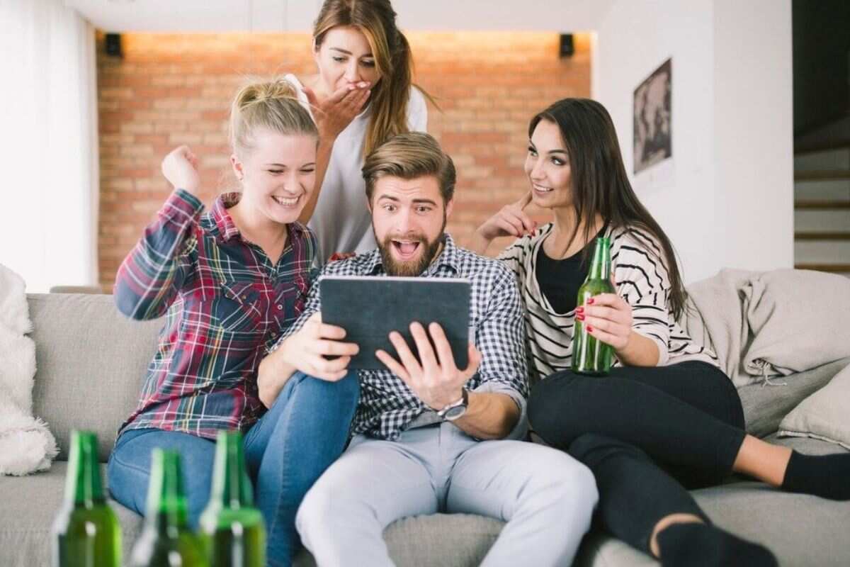 A smart TV streaming the best IPTV services in Canada.