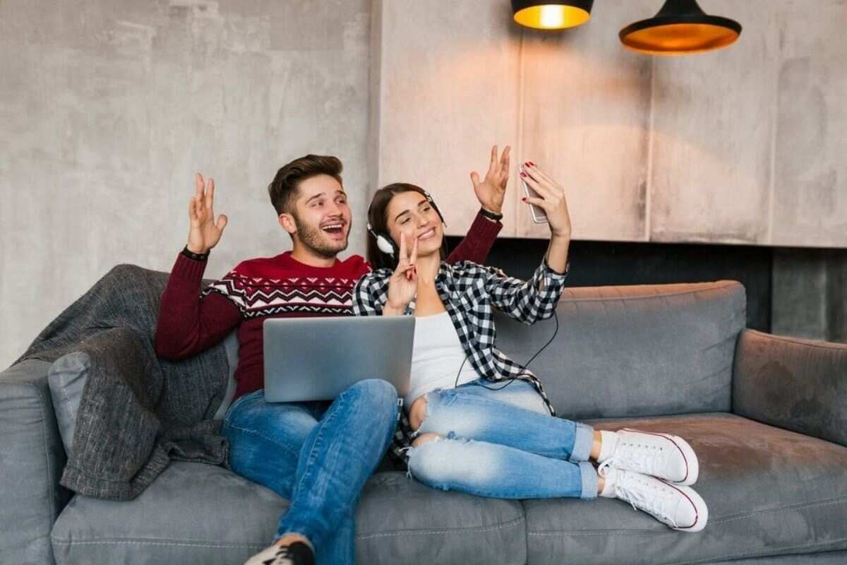 Streaming IPTV Canada services on a smart TV.