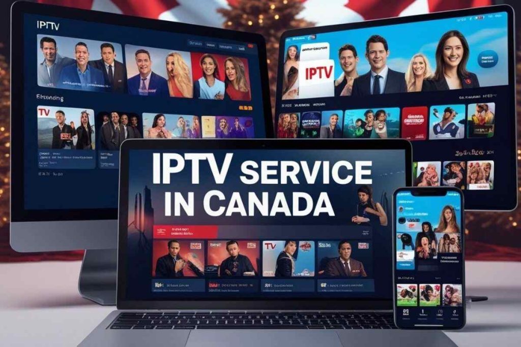 IPTV in canada A Smart TV streaming IPTV channels in Canada.